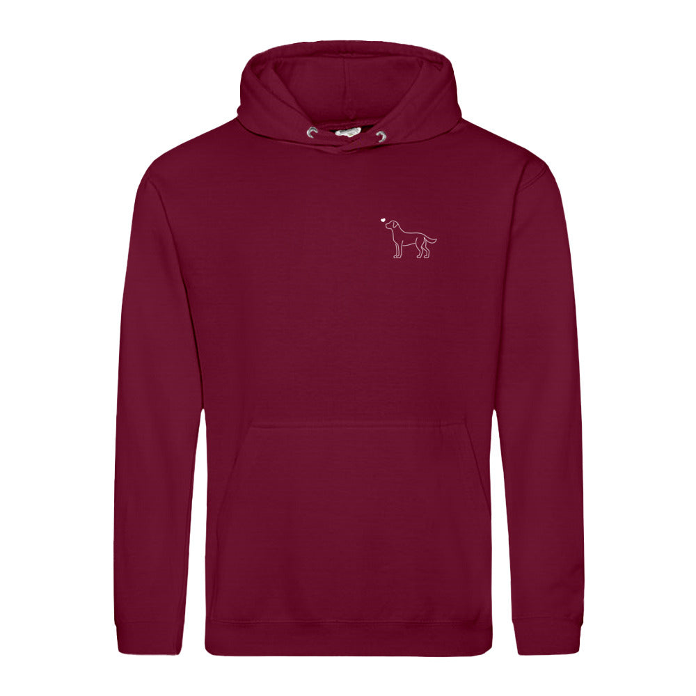 Labrador mit Herz - Hoodie für Herren