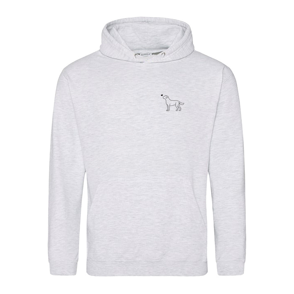 Labrador mit Herz - Hoodie für Herren