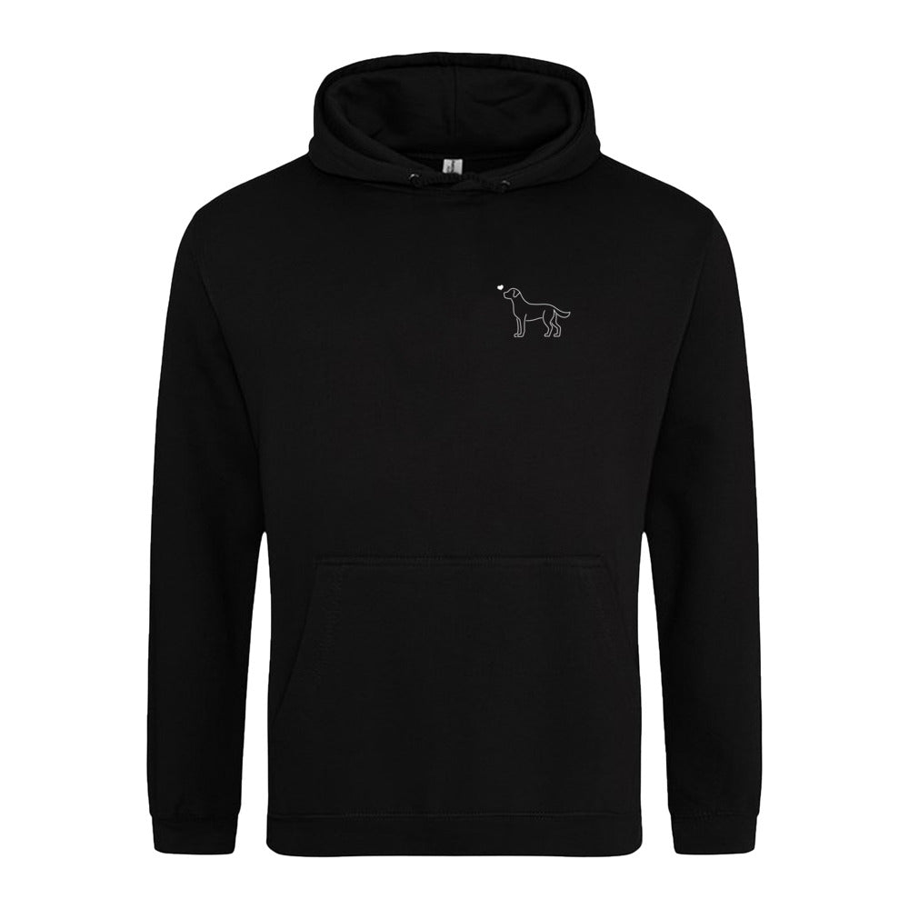 Labrador mit Herz - Hoodie für Herren