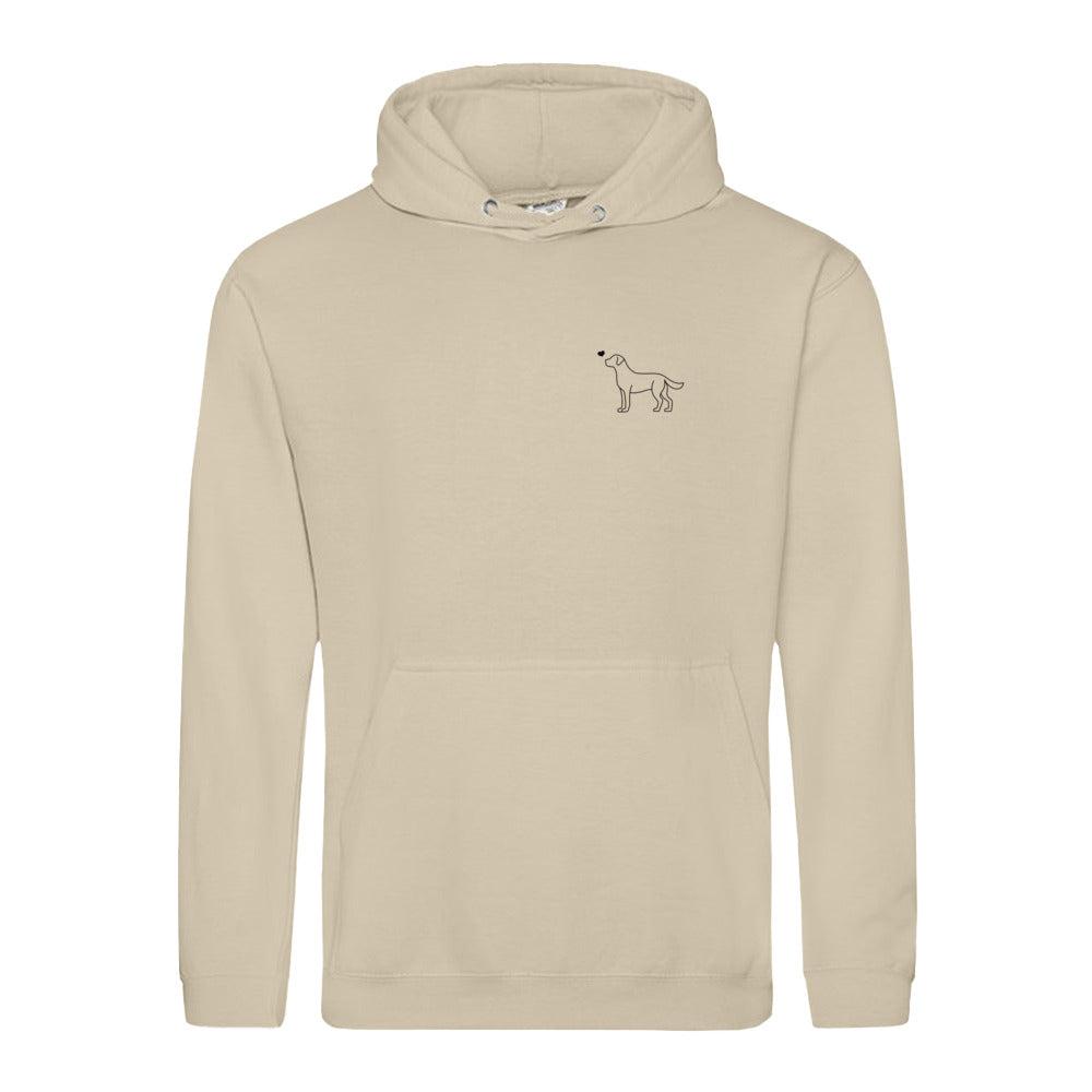 Labrador mit Herz - Hoodie für Herren