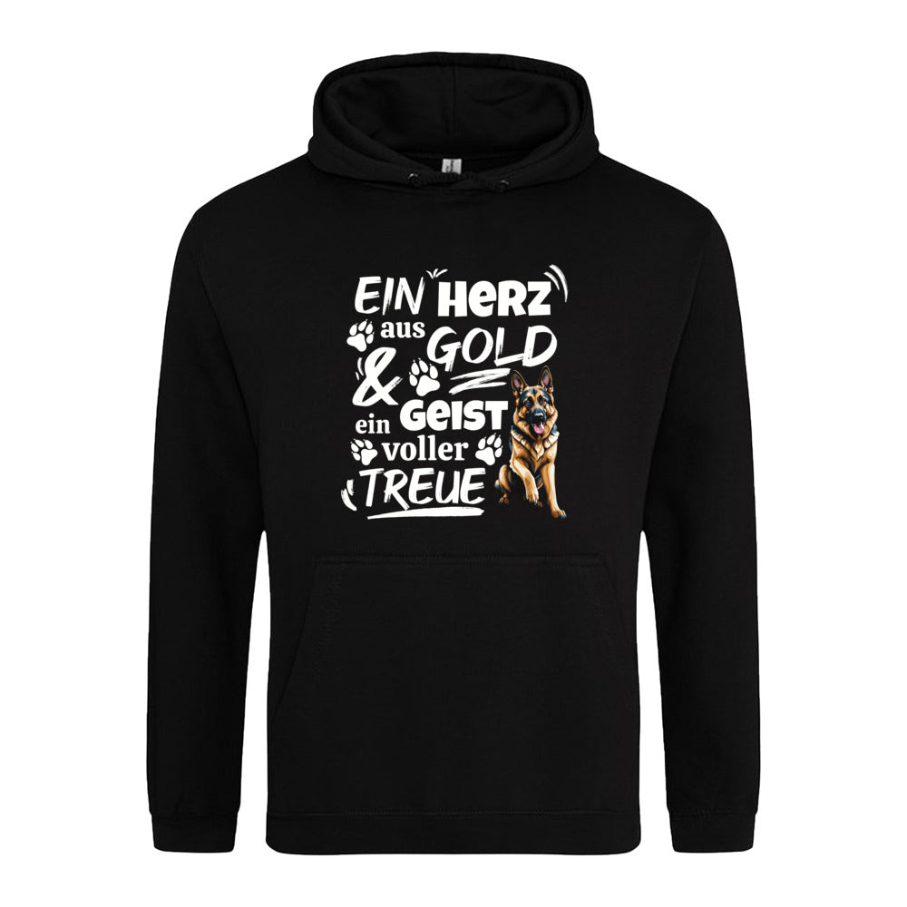 Herz aus Gold - Hoodie für Herren