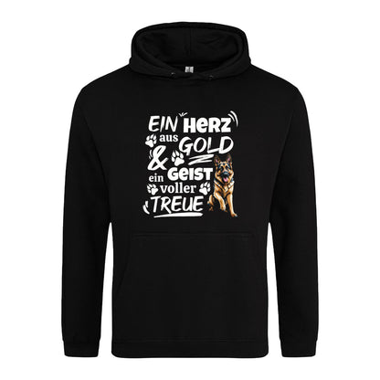 Herz aus Gold - Hoodie für Herren