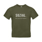 SOZIAL... aber nur mit Hunden -T-Shirt für Herren
