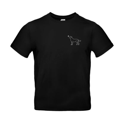 Labrador mit Herz - T-Shirt für Herren