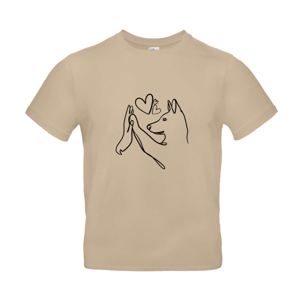 Wahre Liebe Stehohren - T-Shirt für Herren