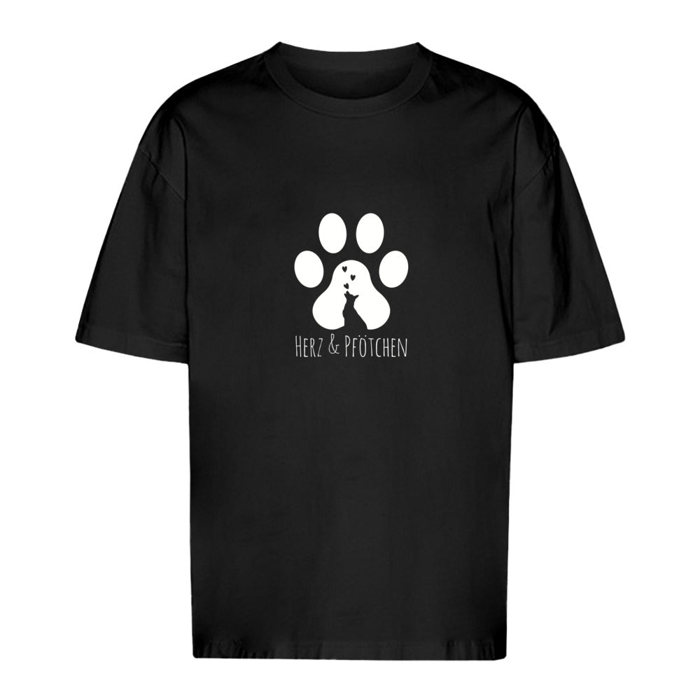Herz und Pfötchen - Oversize Unisex