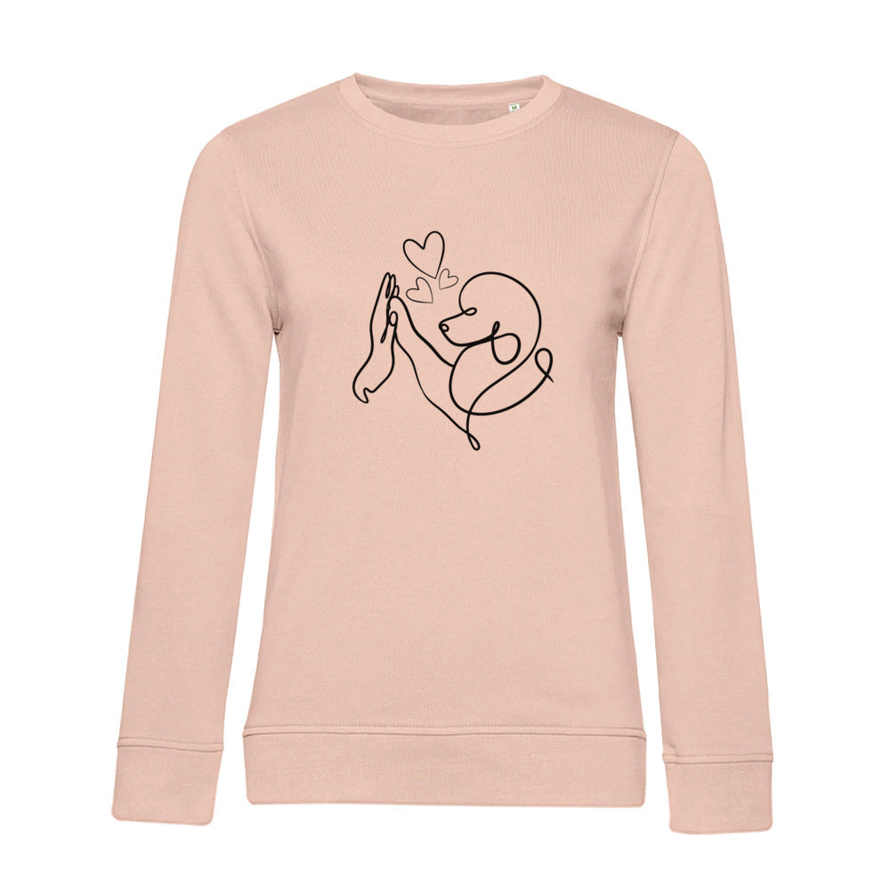 Pudelliebe – Bio-Sweatshirt für Damen