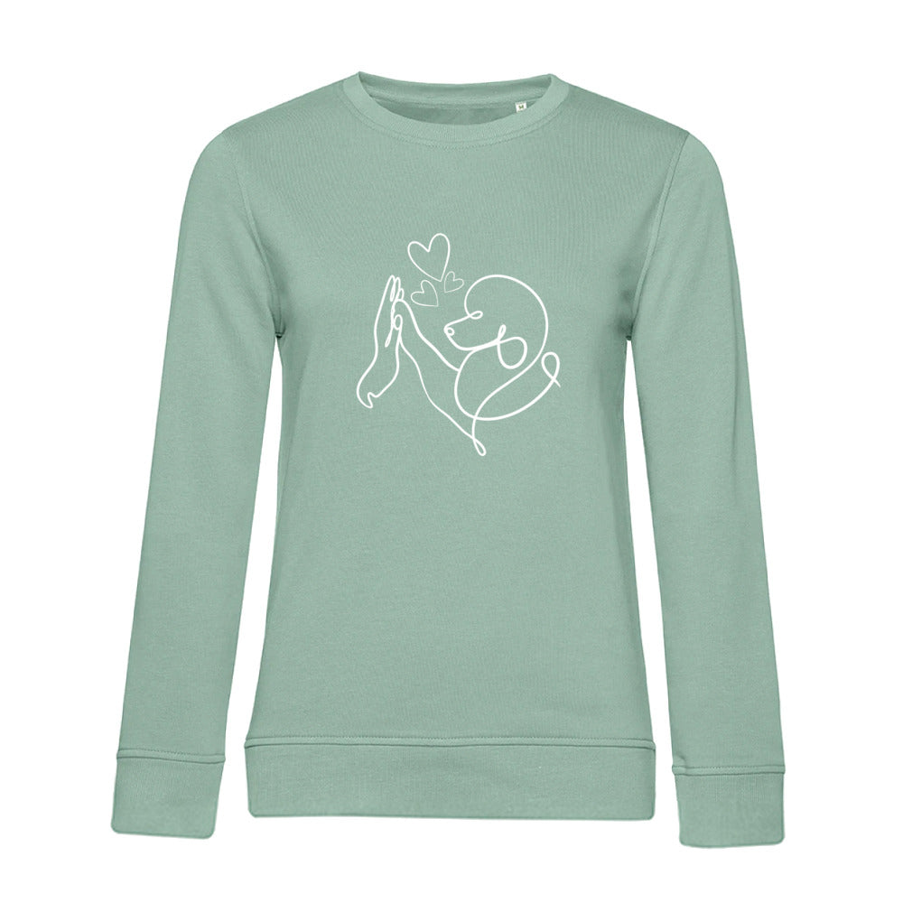 Pudelliebe – Bio-Sweatshirt für Damen