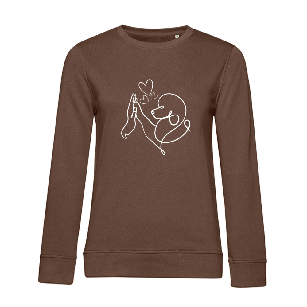Pudelliebe – Bio-Sweatshirt für Damen