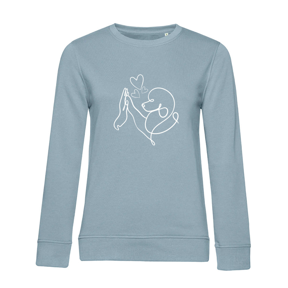 Pudelliebe – Bio-Sweatshirt für Damen