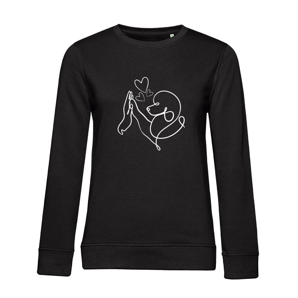 Pudelliebe – Bio-Sweatshirt für Damen