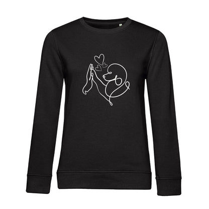 Pudelliebe – Bio-Sweatshirt für Damen