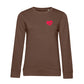 Pfötchen Im Herz – Bio-Sweatshirt für Damen