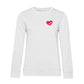 Pfötchen Im Herz – Bio-Sweatshirt für Damen