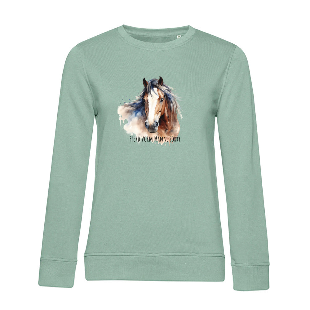 Pferd - Bio-Sweatshirt für Damen