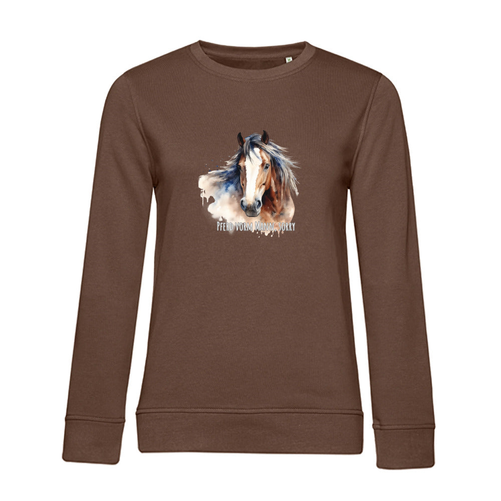 Pferd - Bio-Sweatshirt für Damen