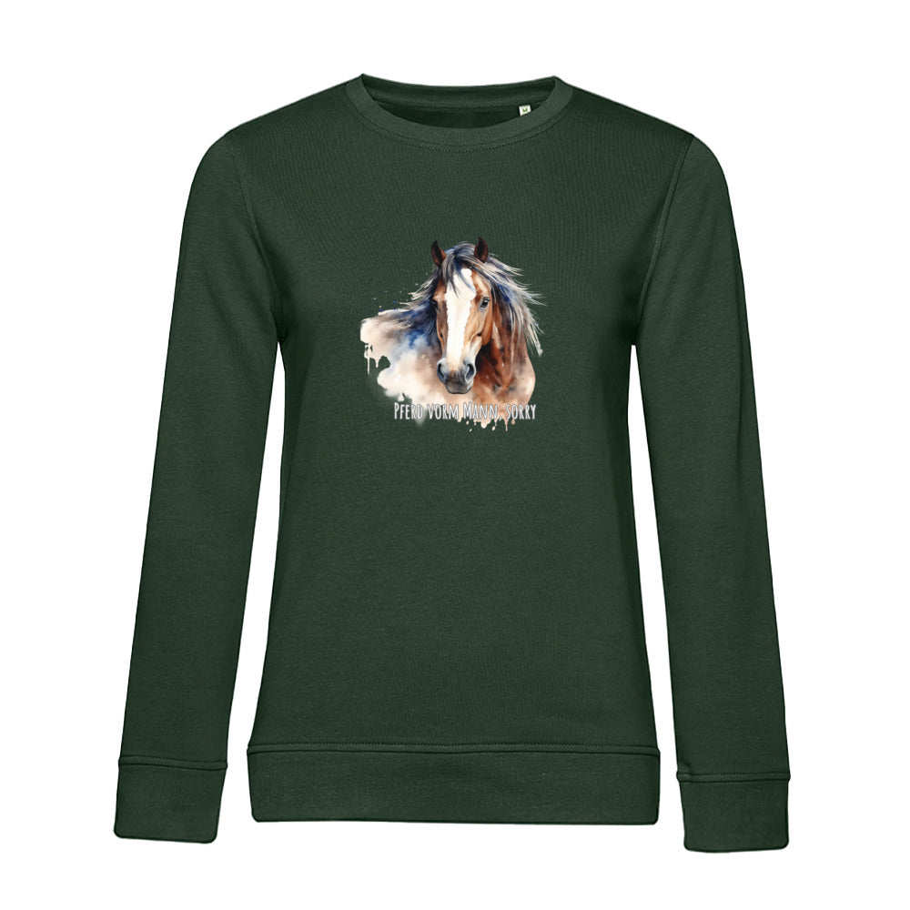 Pferd - Bio-Sweatshirt für Damen