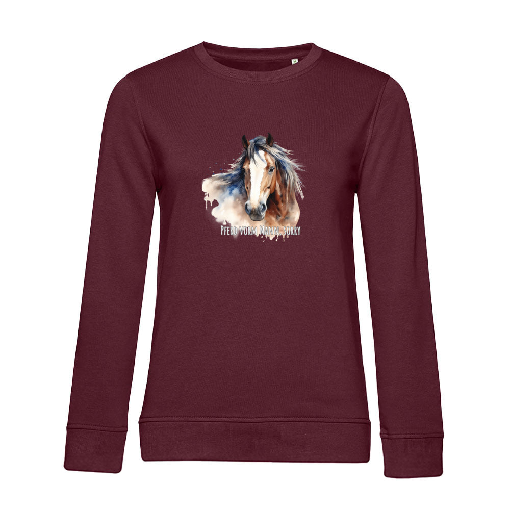 Pferd - Bio-Sweatshirt für Damen
