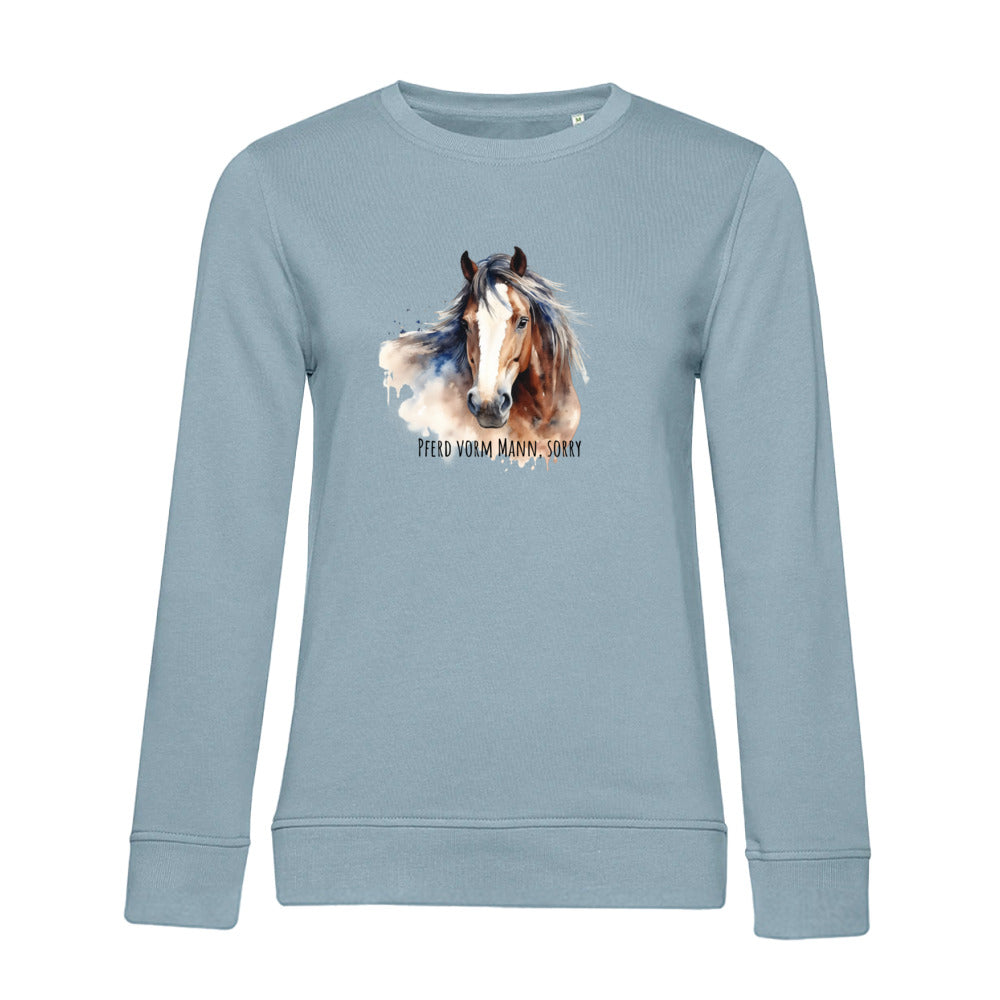 Pferd - Bio-Sweatshirt für Damen