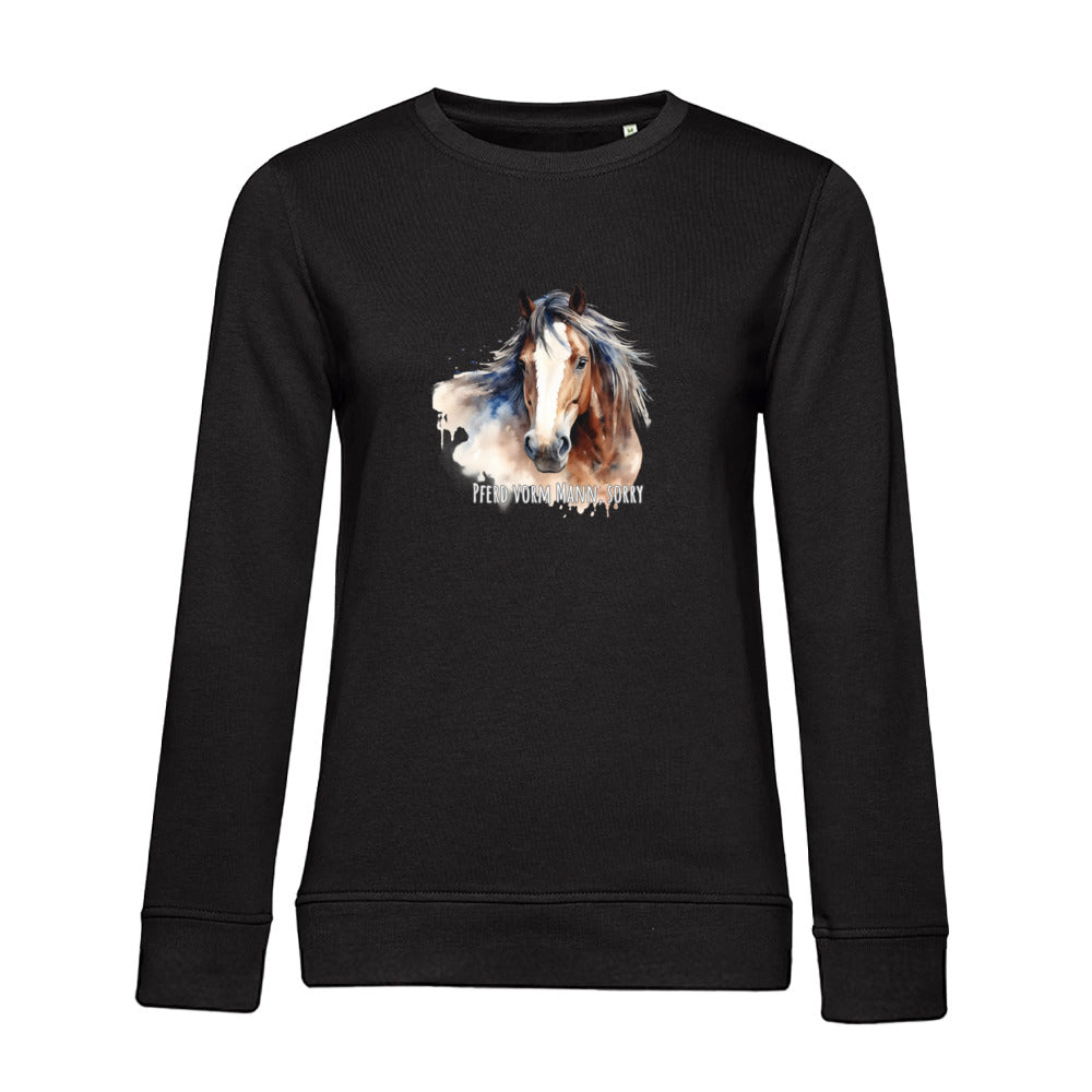Pferd - Bio-Sweatshirt für Damen