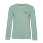 Eleganz mit Herz – Bio-Sweatshirt für Damen