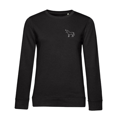 Eleganz mit Herz – Bio-Sweatshirt für Damen