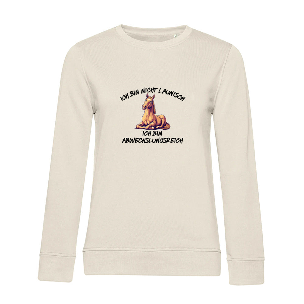 Abwechslungsreich – Bio-Sweatshirt für Damen