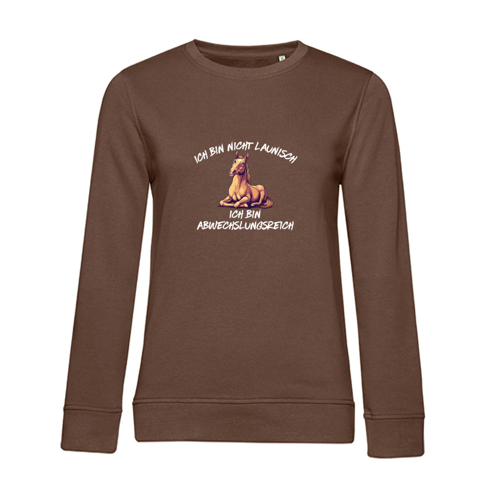 Abwechslungsreich – Bio-Sweatshirt für Damen