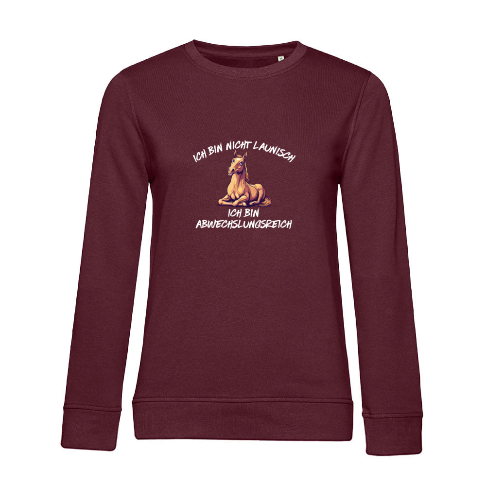 Abwechslungsreich – Bio-Sweatshirt für Damen