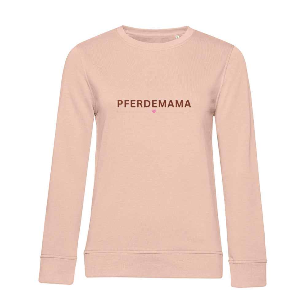 Pferdemama – Bio-Sweatshirt für Damen