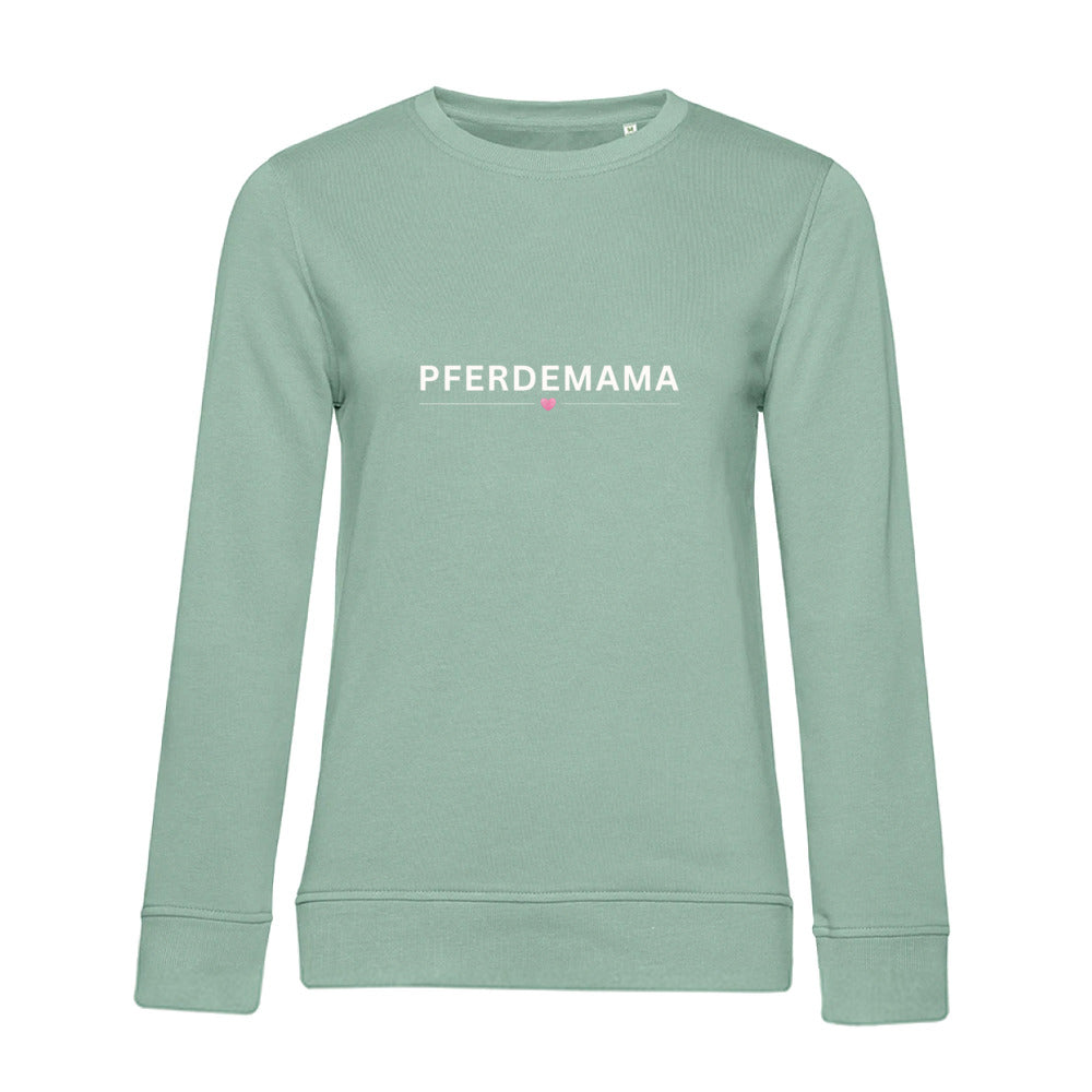 Pferdemama – Bio-Sweatshirt für Damen