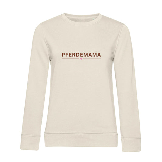Pferdemama – Bio-Sweatshirt für Damen