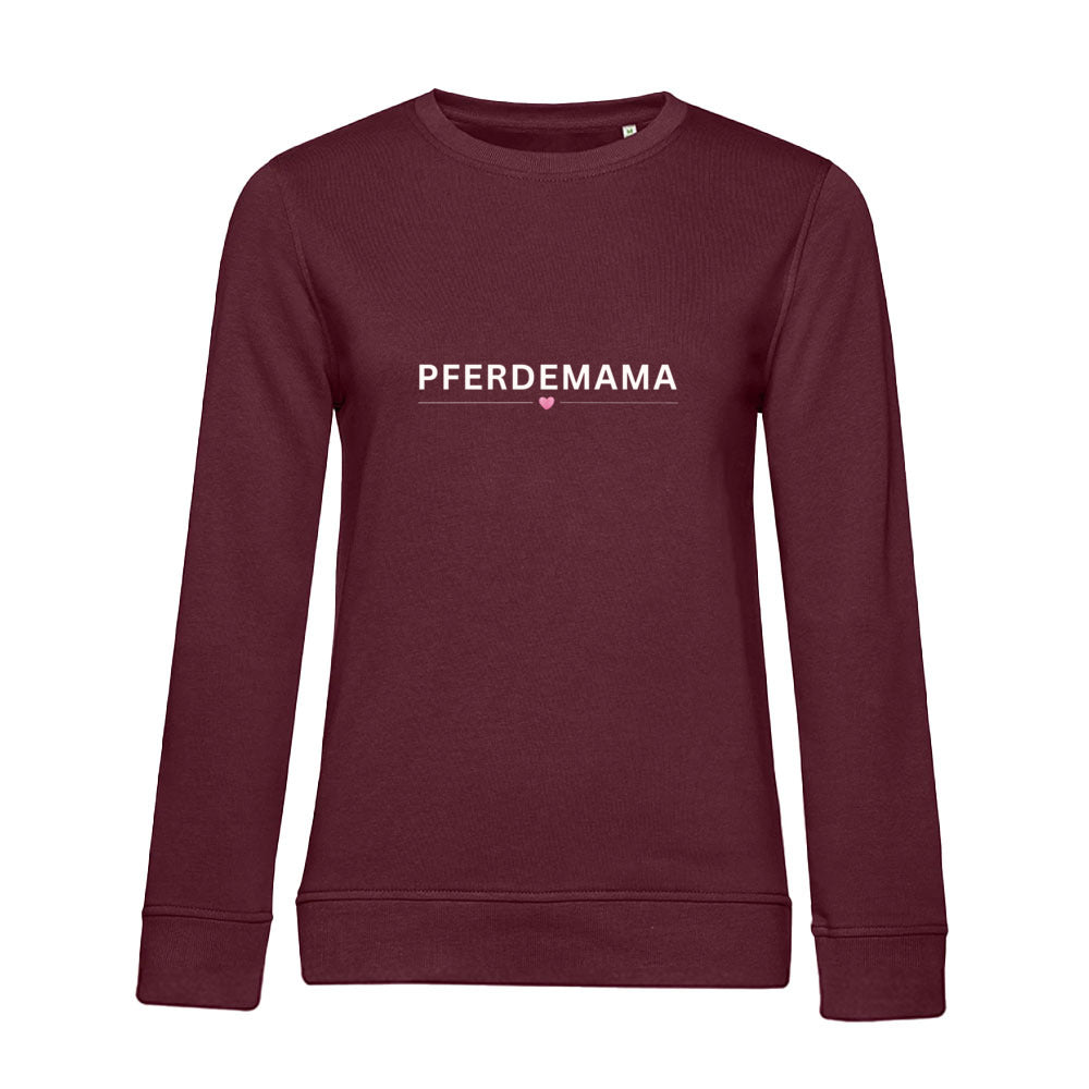 Pferdemama – Bio-Sweatshirt für Damen