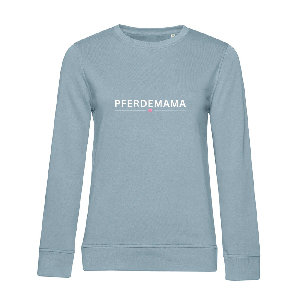 Pferdemama – Bio-Sweatshirt für Damen