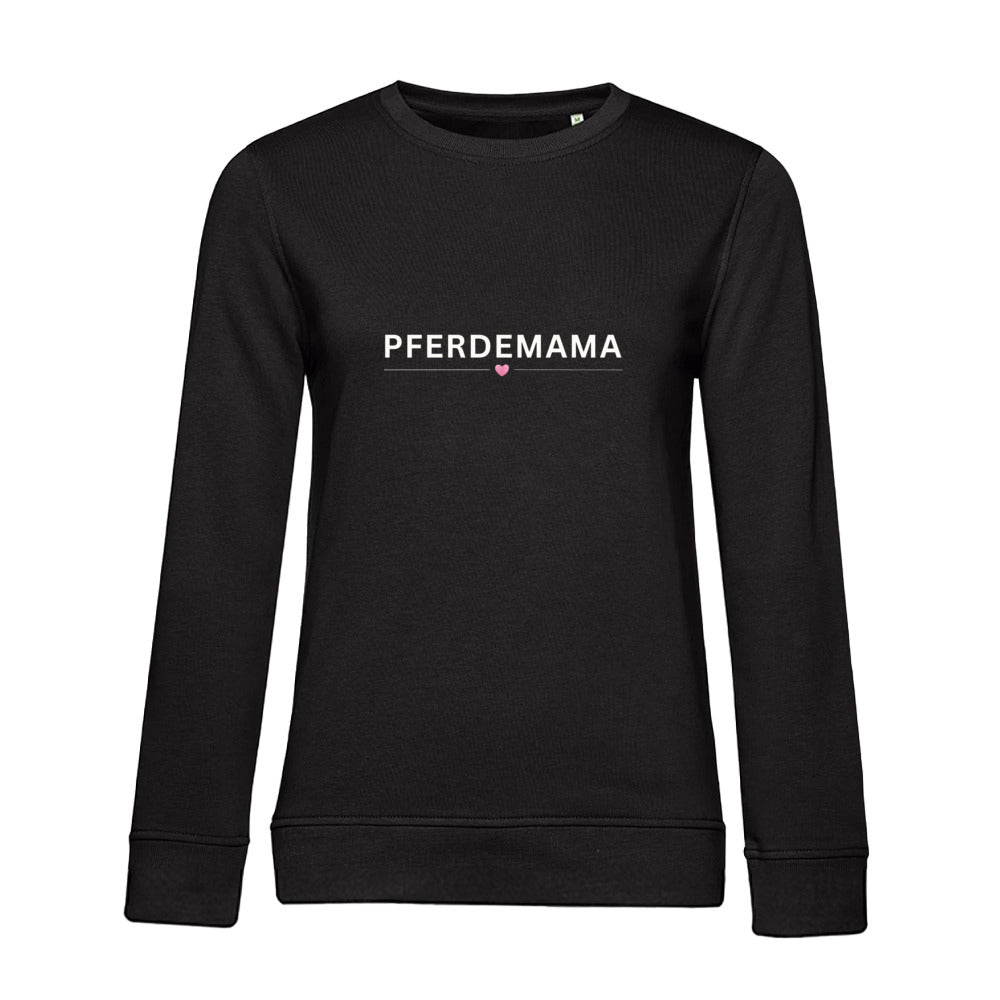 Pferdemama – Bio-Sweatshirt für Damen