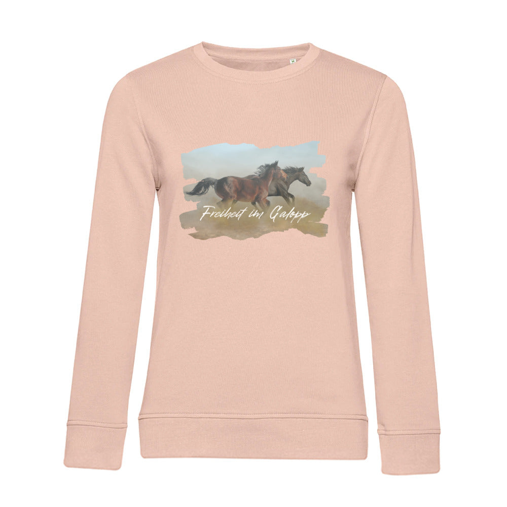 Freiheit im Galopp – Bio-Sweatshirt für Damen
