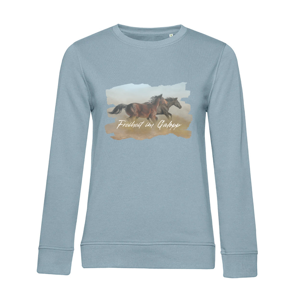 Freiheit im Galopp – Bio-Sweatshirt für Damen