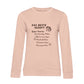 Herzensrezept – Bio-Sweatshirt für Damen