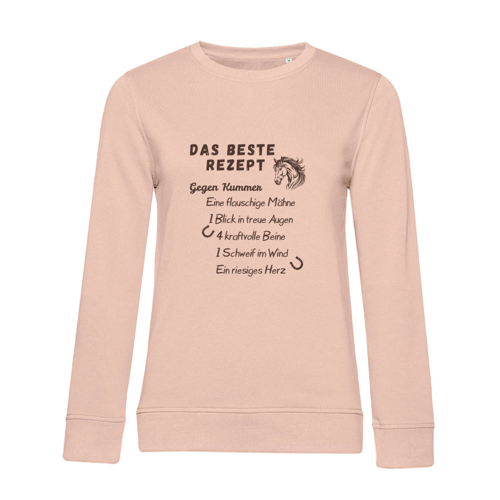Herzensrezept – Bio-Sweatshirt für Damen