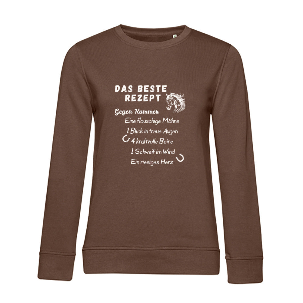 Herzensrezept – Bio-Sweatshirt für Damen