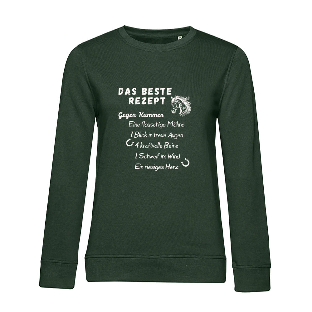 Herzensrezept – Bio-Sweatshirt für Damen