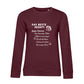 Herzensrezept – Bio-Sweatshirt für Damen