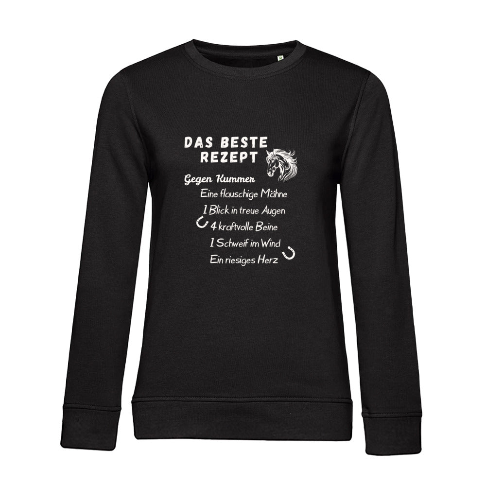 Herzensrezept – Bio-Sweatshirt für Damen