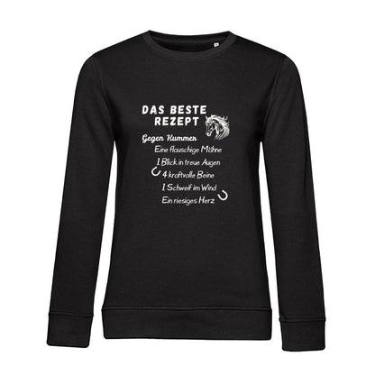 Herzensrezept – Bio-Sweatshirt für Damen