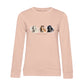 Horse Love – Bio-Sweatshirt für Damen