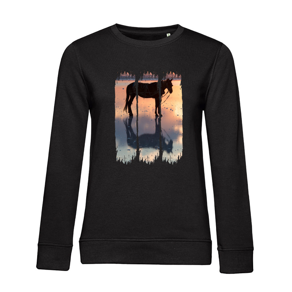 Magic Sunset - Bio-Sweatshirt für Damen