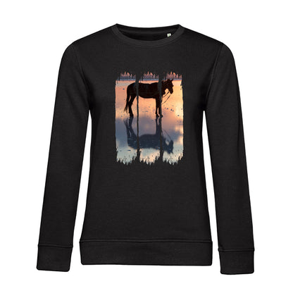 Magic Sunset - Bio-Sweatshirt für Damen