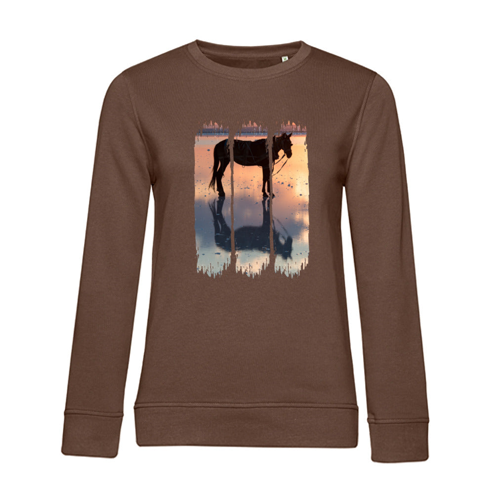 Magic Sunset - Bio-Sweatshirt für Damen
