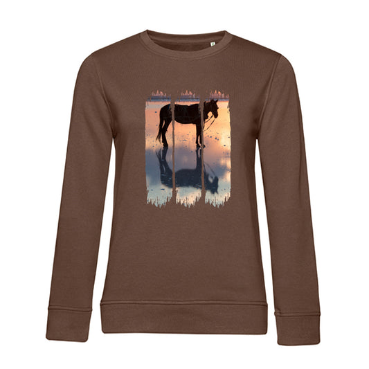 Magic Sunset - Bio-Sweatshirt für Damen