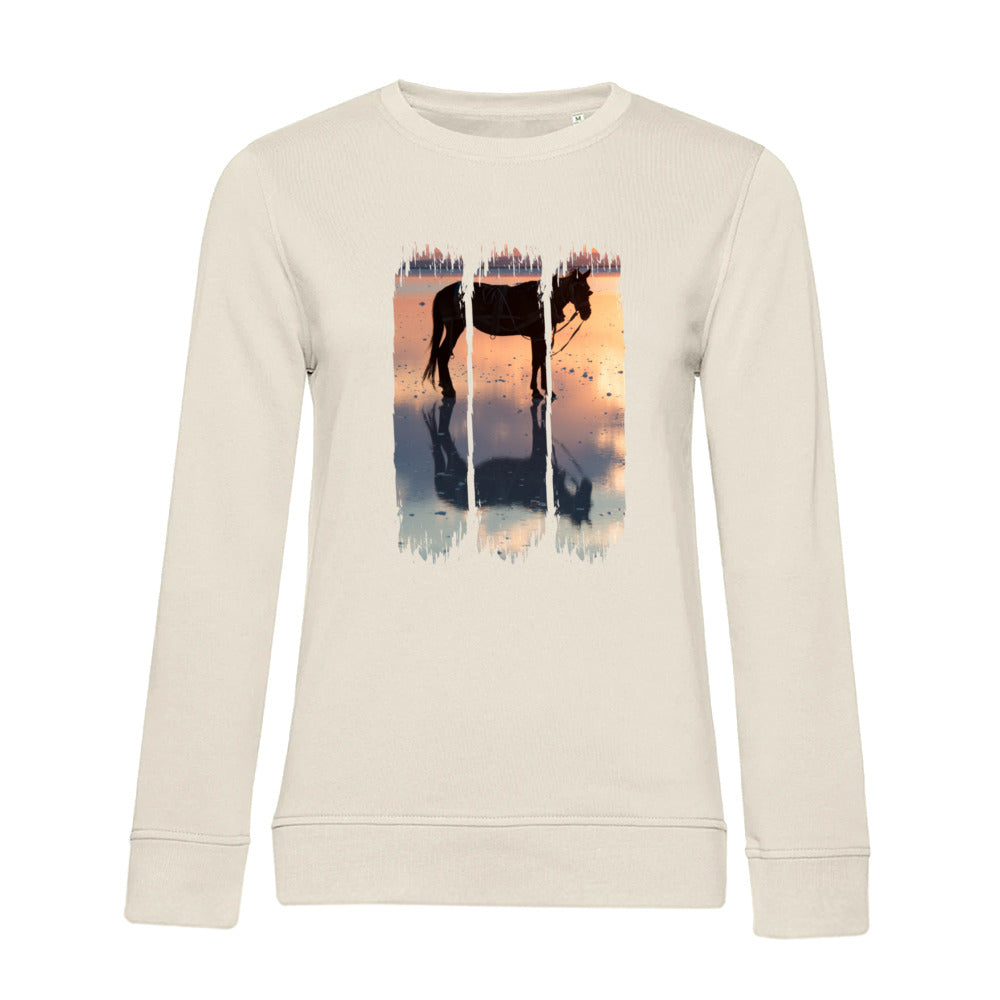 Magic Sunset - Bio-Sweatshirt für Damen